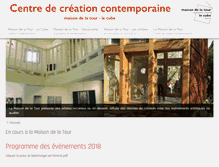 Tablet Screenshot of maison-de-la-tour.fr